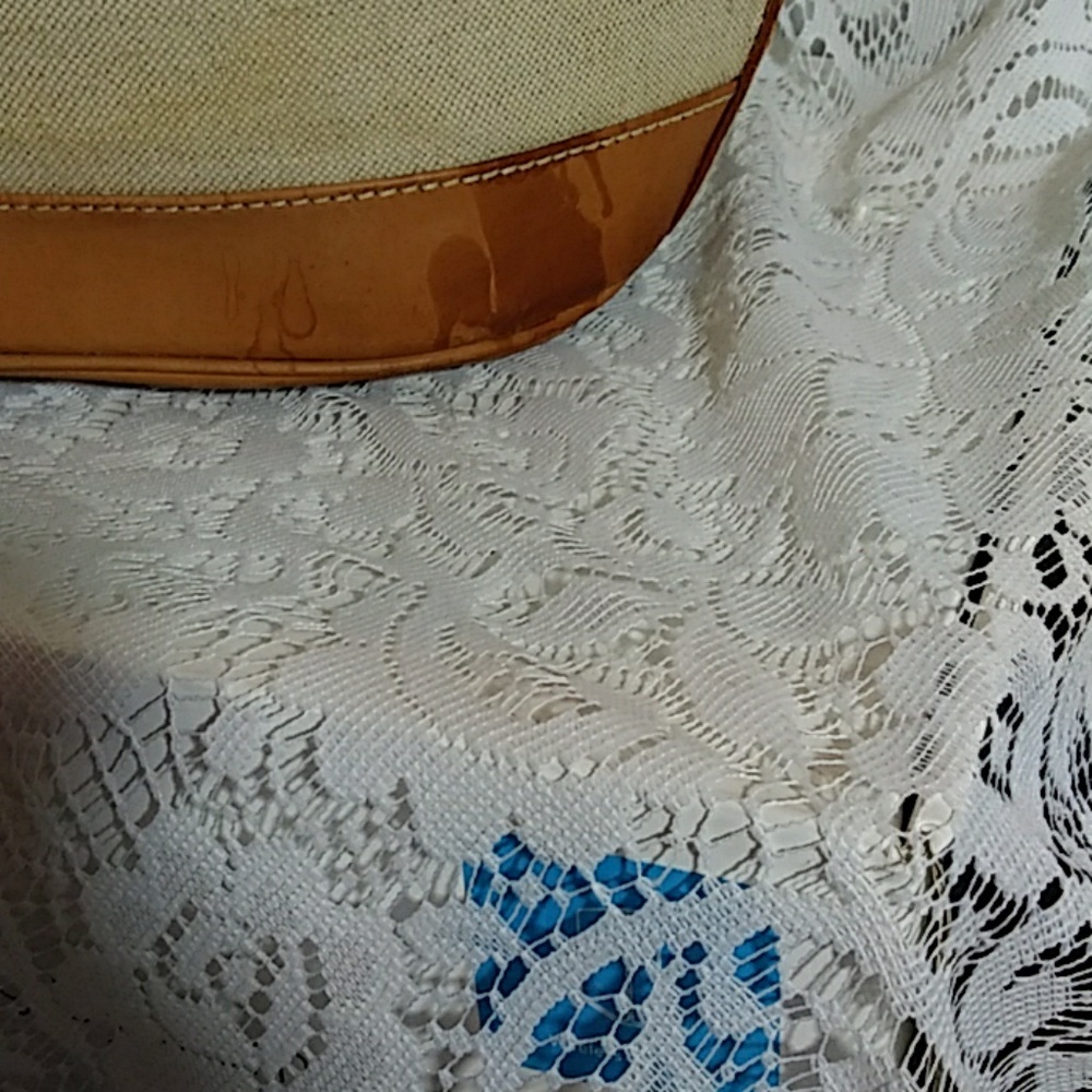 VINTAGE GUCCI Canvas & leather Bag - Picture 4 of 8